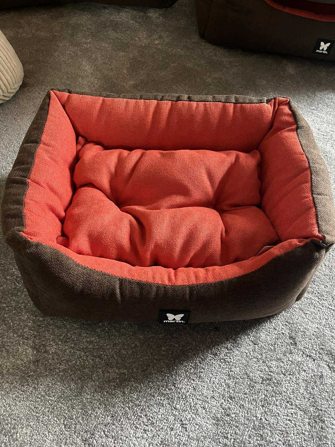 Panier Domino Bicolore - Corbeille & Coussin Amovible pour Chien | Le Dressing du Chien