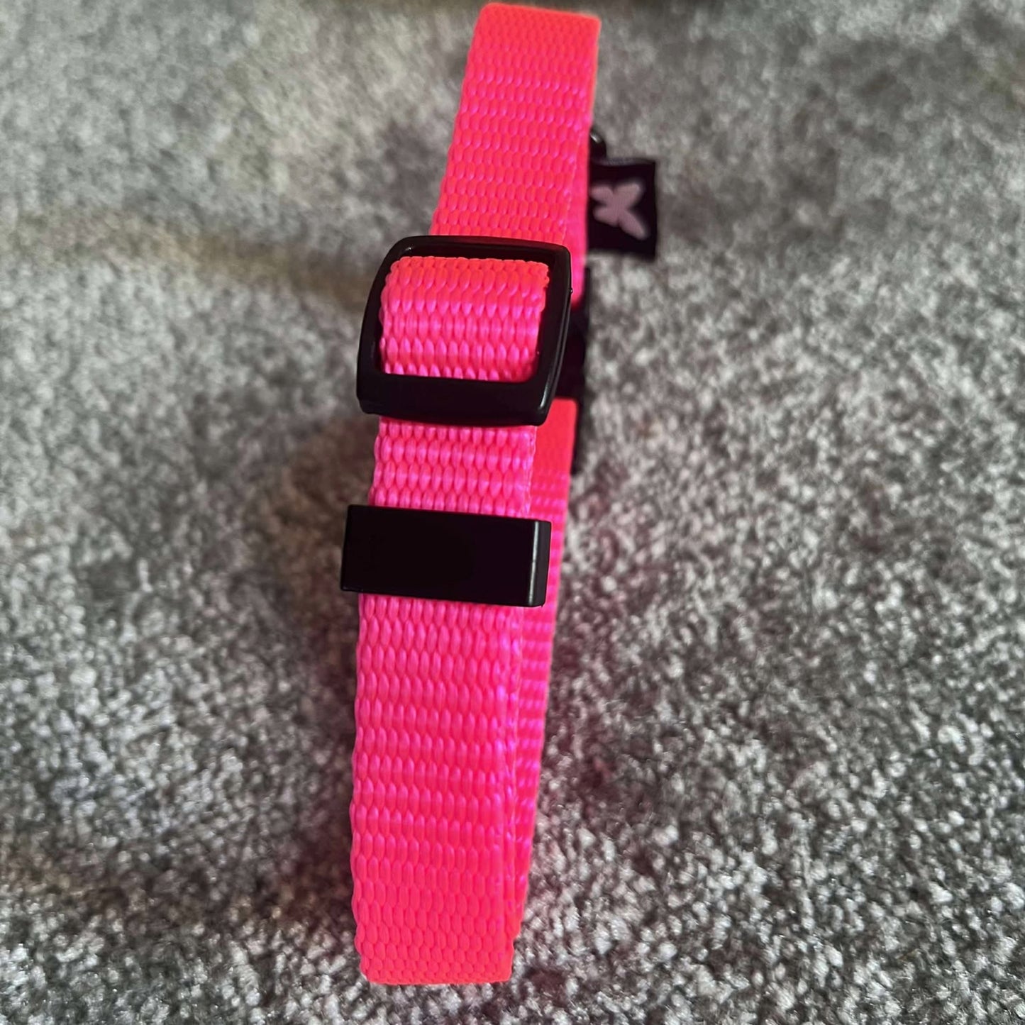 Collier Rose en Nylon Martin Sellier - Confortable, Réglable & Résistant | Le Dressing du Chien