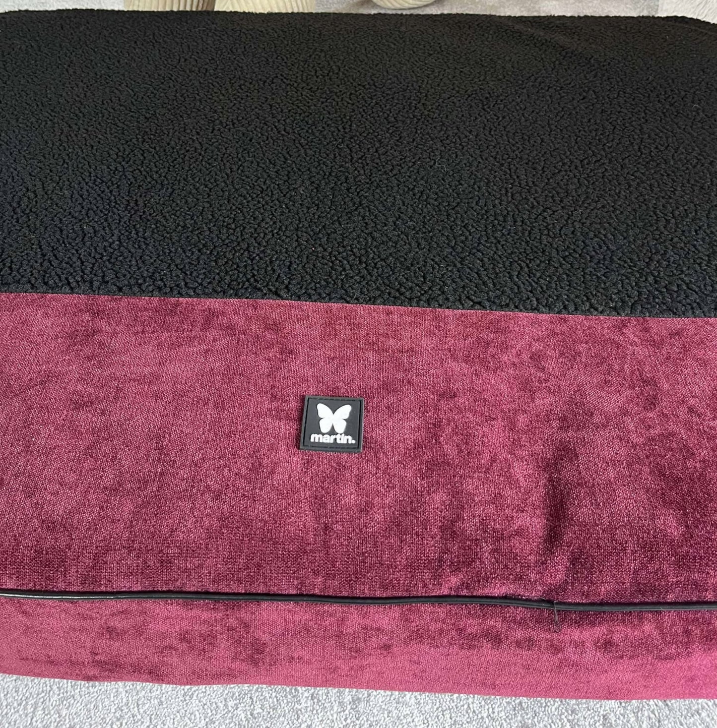 Coussin Martin Sellier Master Élégant Rouge | Le dressing du chien