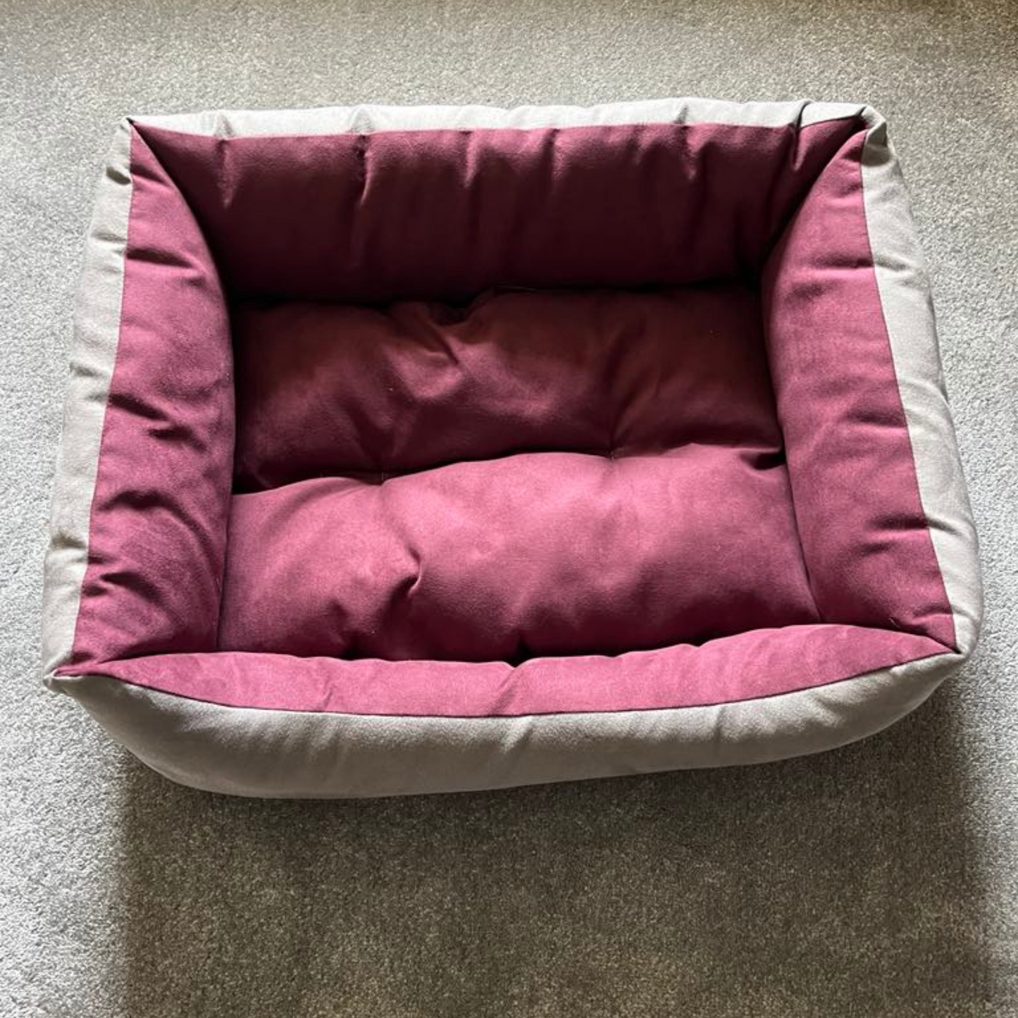 Panier Domino avec coussin amovible bicolore - MARTIN SELLIER