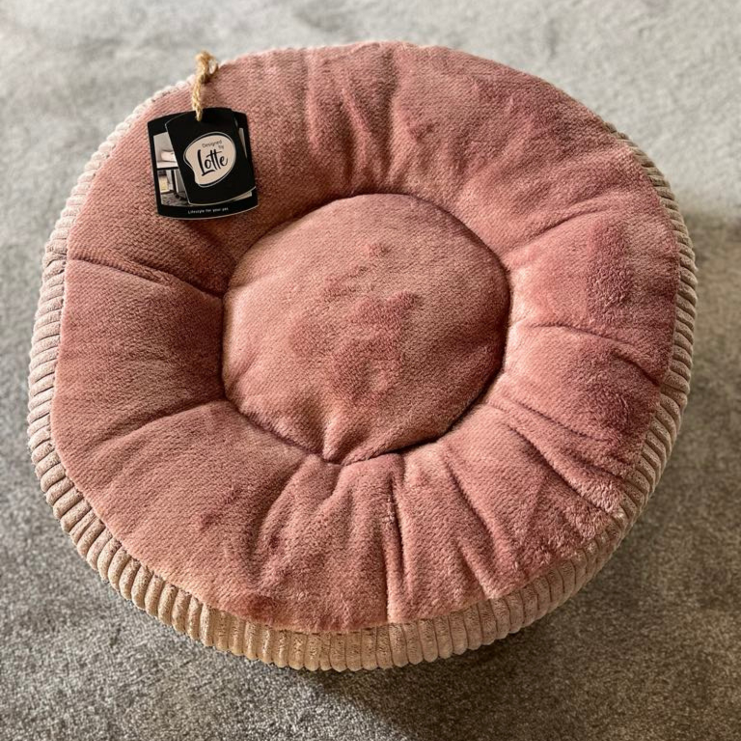 Coussin Velours Côtelé - Ultra Doux & Élégant | Le Dressing du Chien