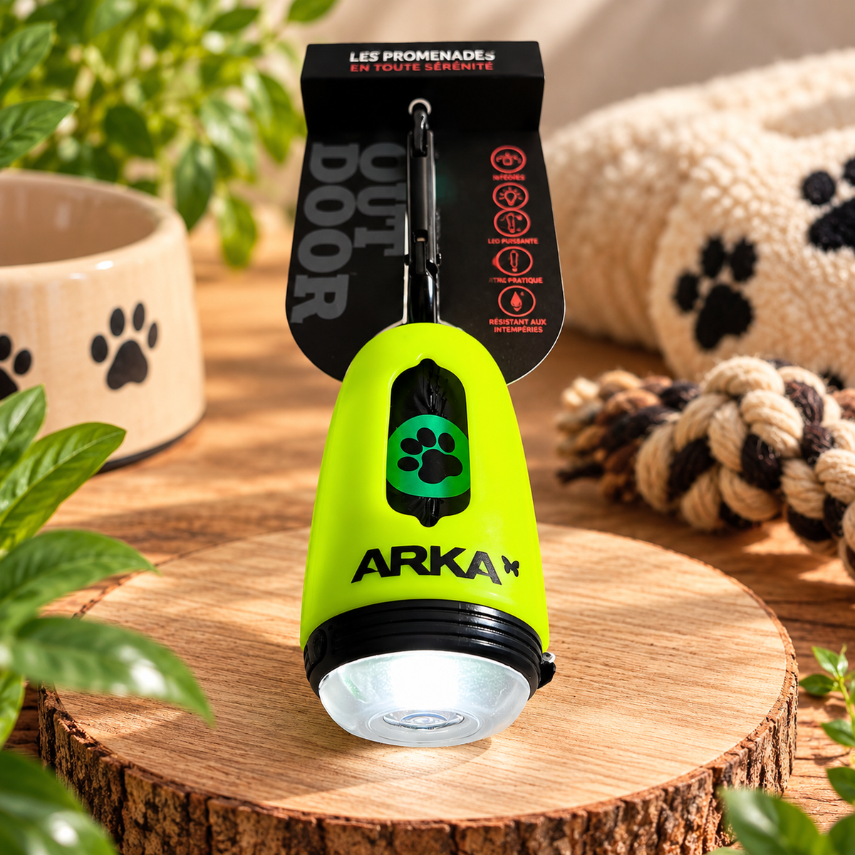 Distributeur Sacs à crottes LED Martin Sellier | Le Dressing du Chien