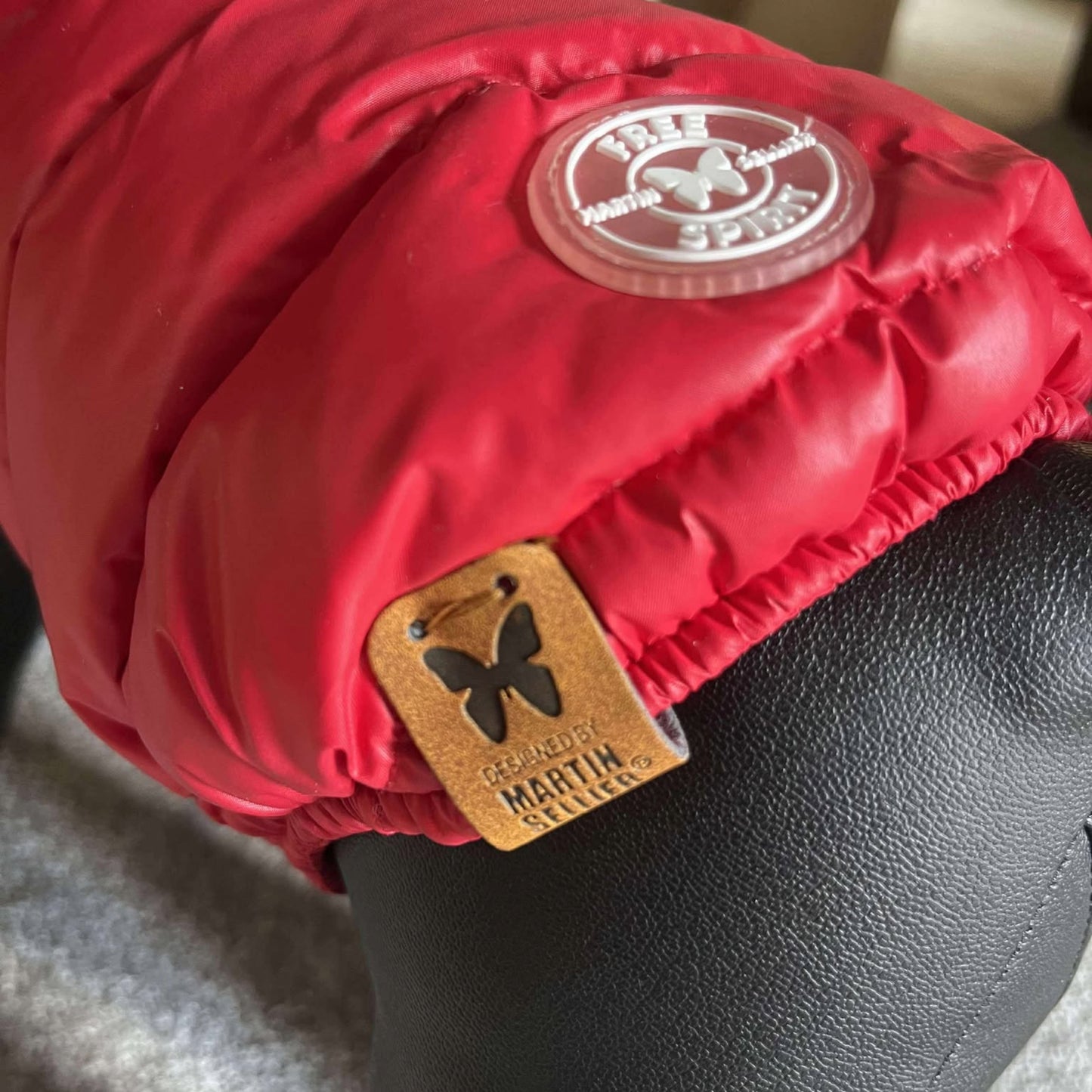 Doudoune Martin Sellier - Rouge | Le Dressing du Chien