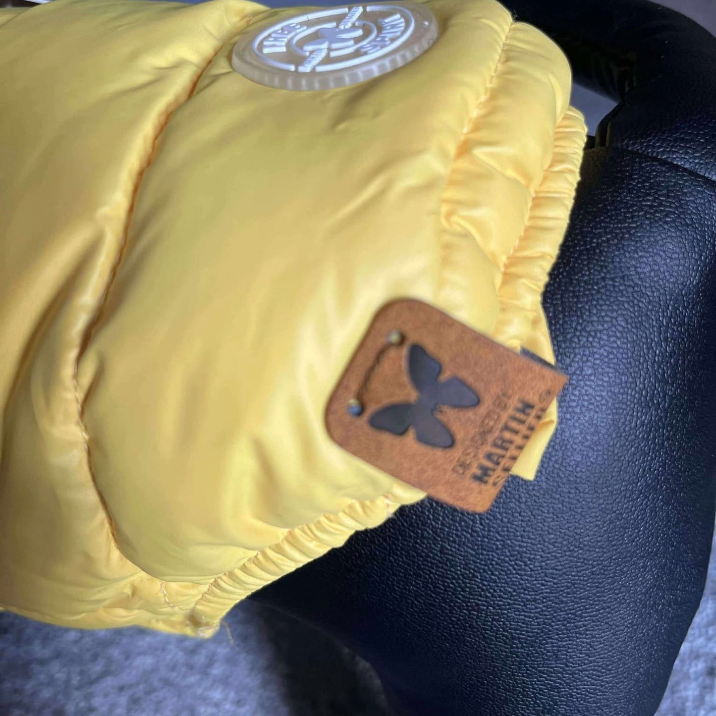 Doudoune Martin Sellier - Jaune | Le Dressing du Chien