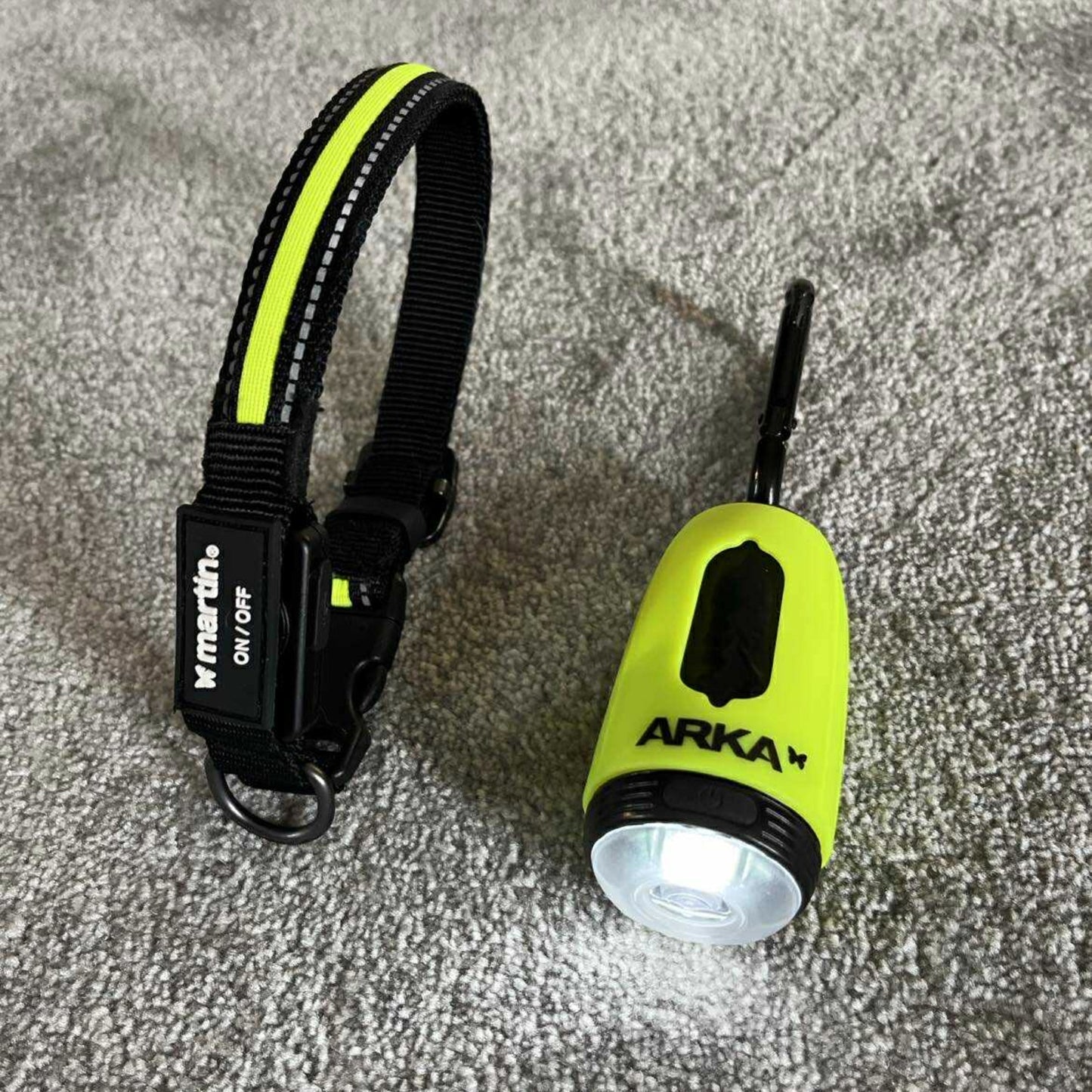 Collier Lumineux Rechargeable USB Martin Sellier | Le Dressing du Chien