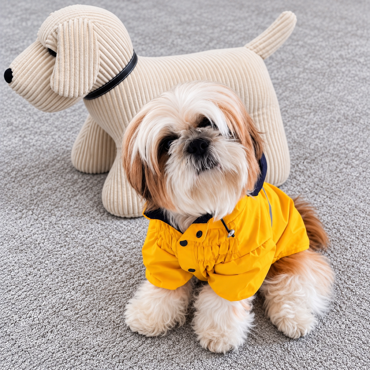 Imperméable Martin Sellier Jaune - Léger & Réfléchissant | Le Dressing du Chien