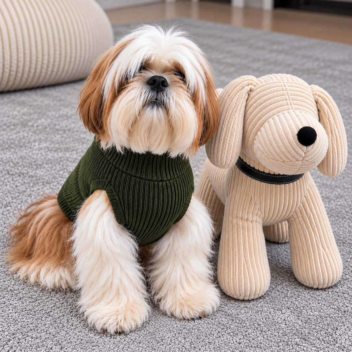 Pull Martin Sellier Alter Ego - Kaki | Le Dressing du Chien