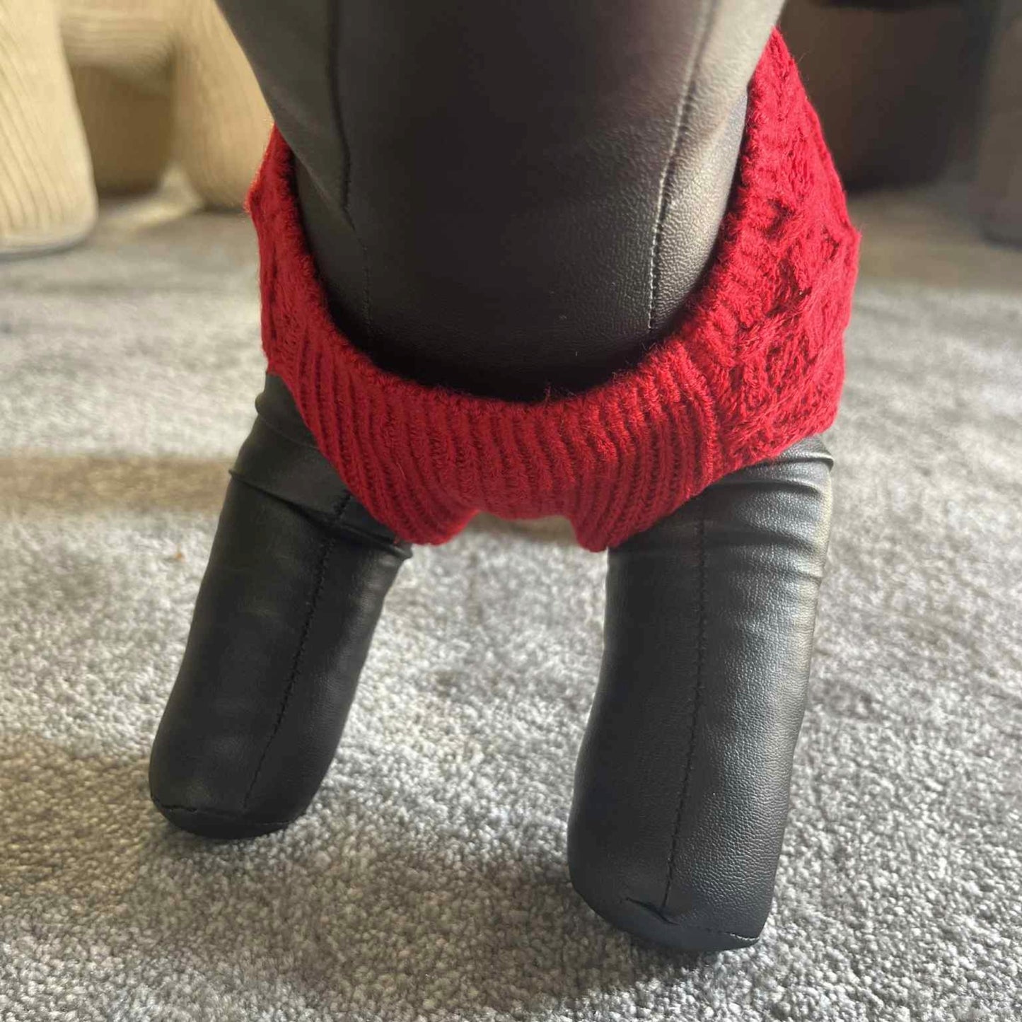 Pull Martin Sellier - Chasseur Alpin - Rouge | Le Dressing du Chien