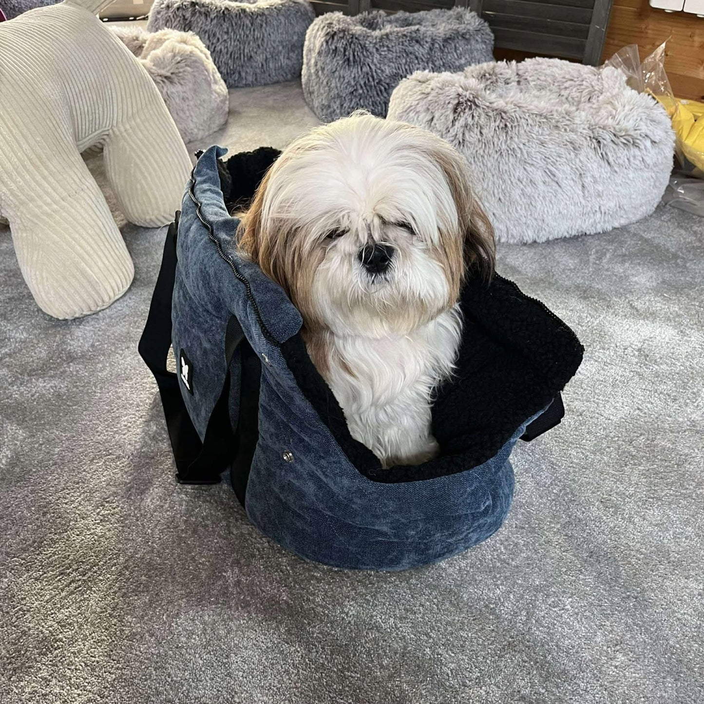 Sac de transport Bleu Martin Sellier | Le Dressing du Chien