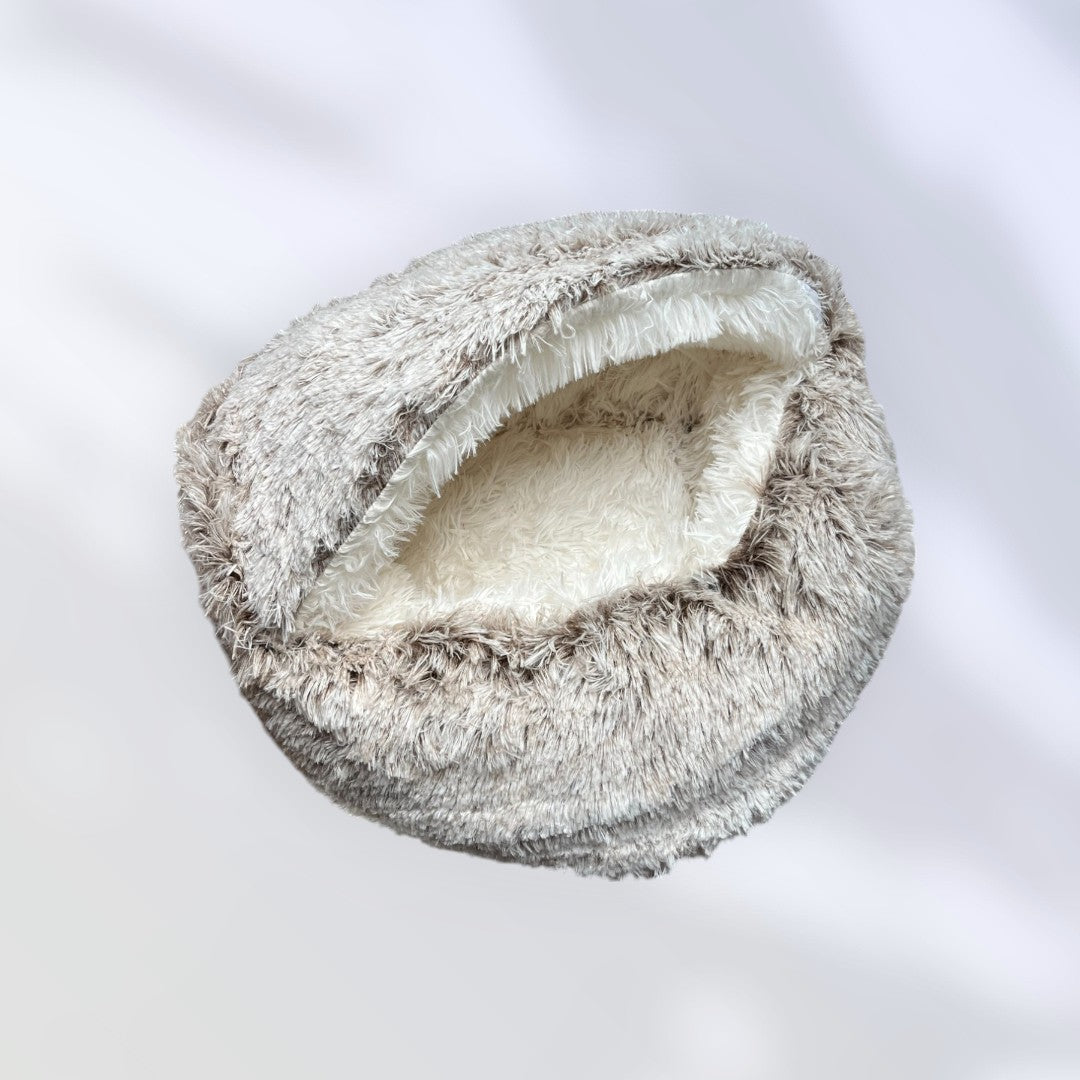 Coussin bulle BOBBY - poilu beige