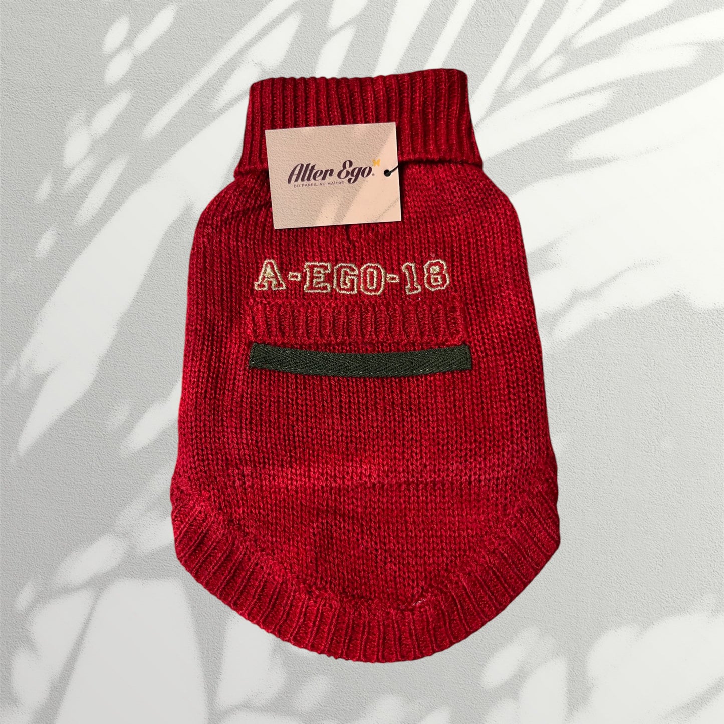 Pull Officier Alter Ego - Rouge - MARTIN SELLIER