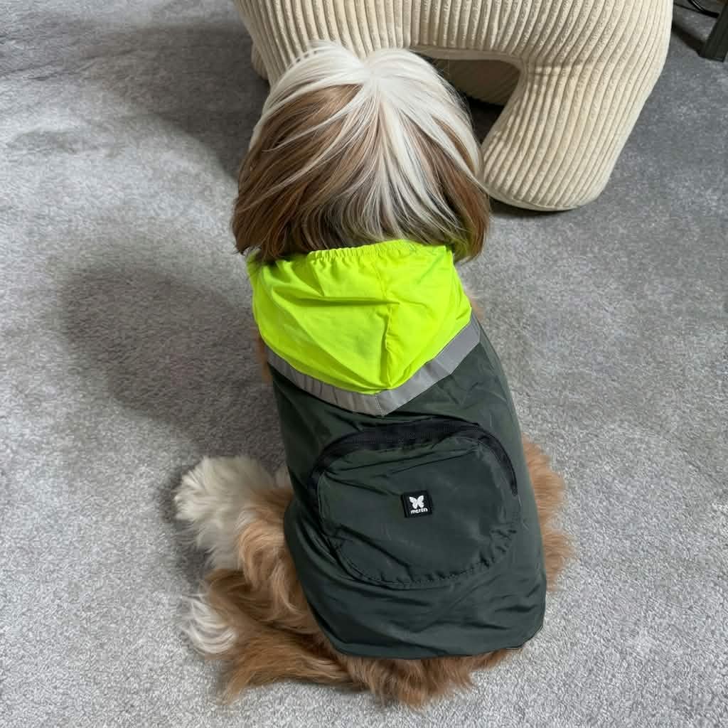 Imperméable Kaki et jaune Martin Sellier | Le Dressing du Chien