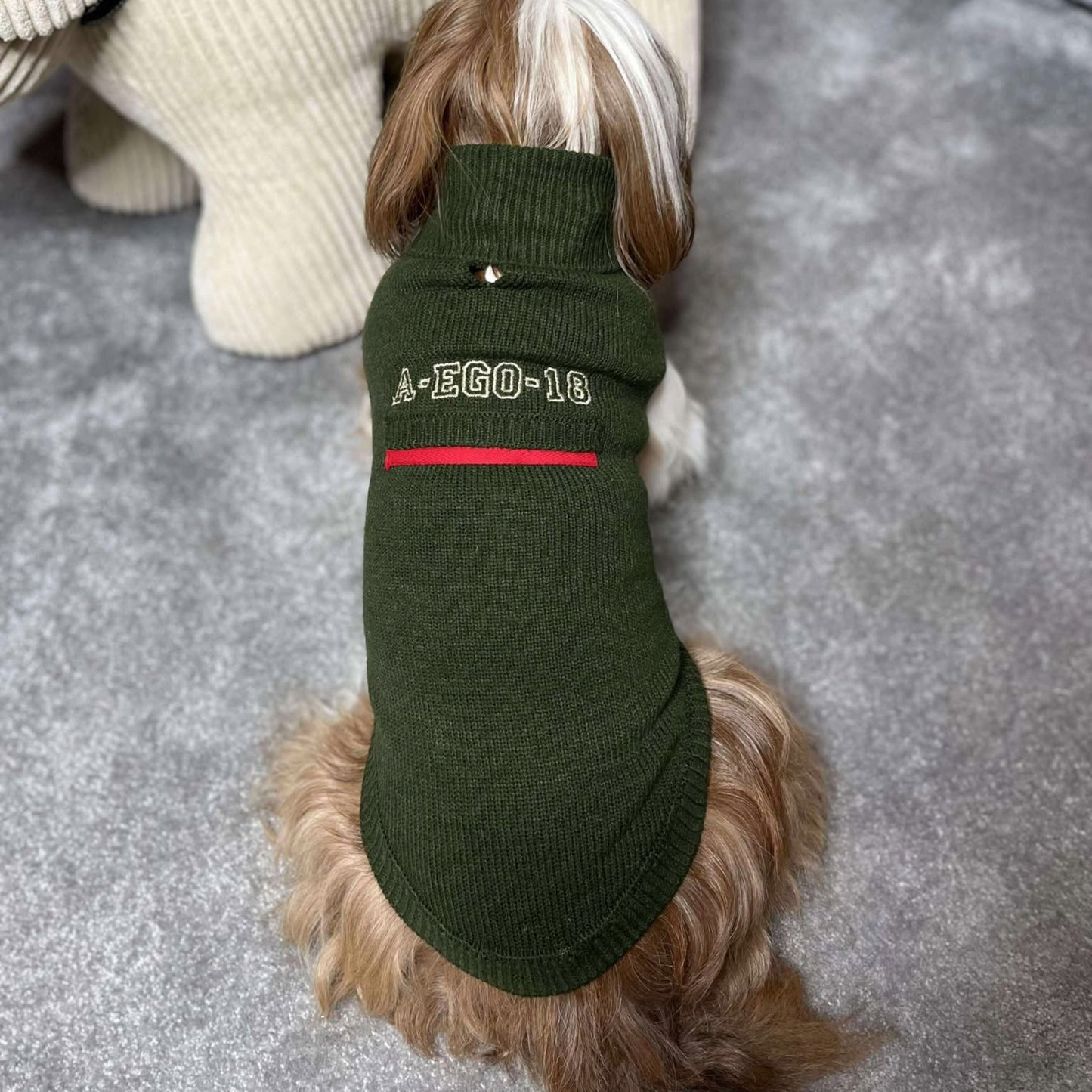 Pull Martin Sellier Alter Ego - Kaki | Le Dressing du Chien