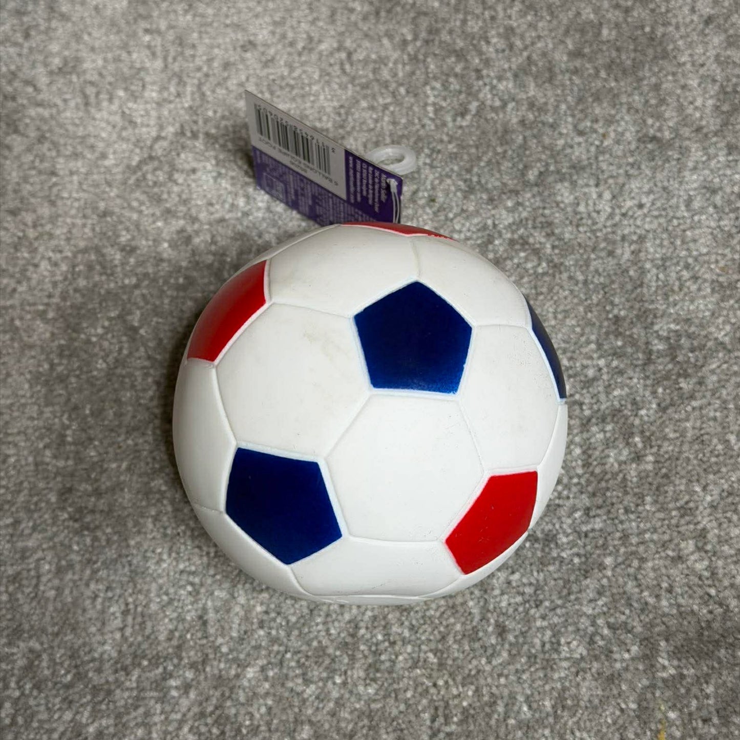 Ballon Sonore Équipe de Foot - 15 cm | Jouet intéractif résistant | Le Dressing du Chien