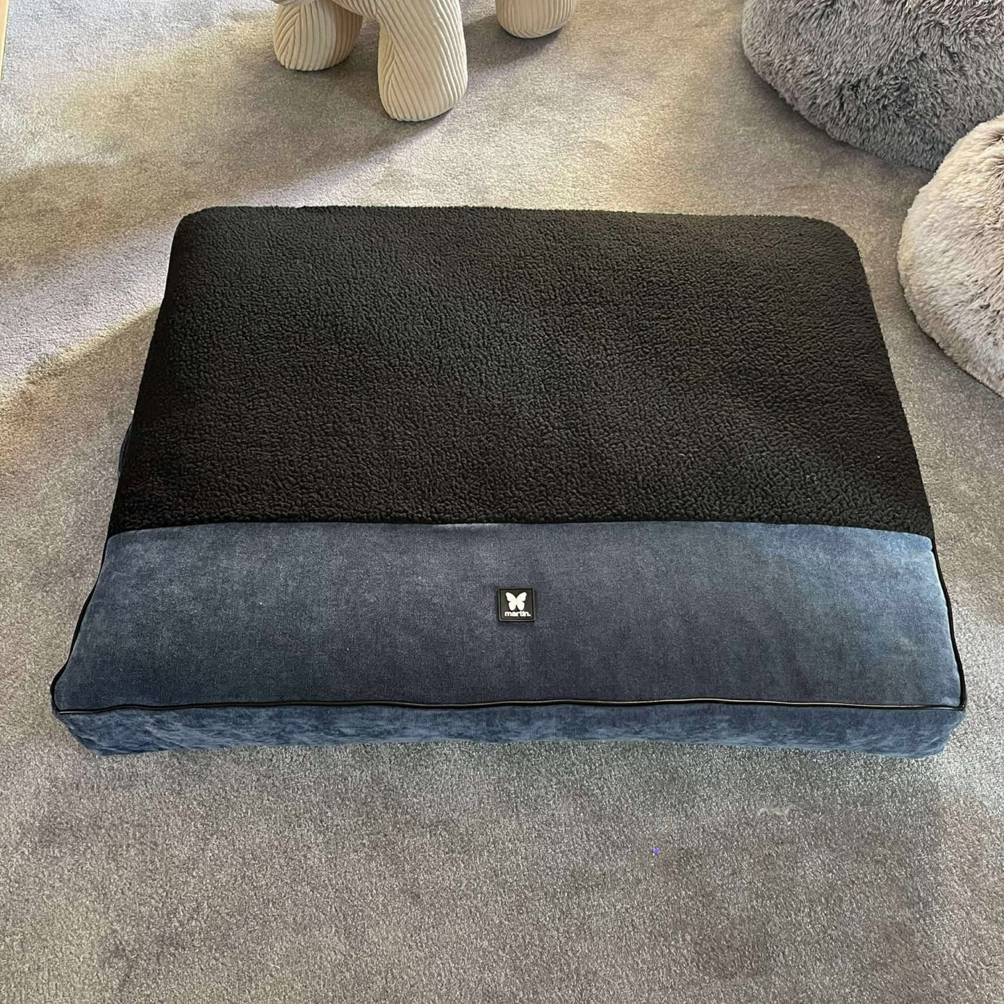 Coussin Martin Sellier Master Élégant Bleu | Le Dressing du Chien