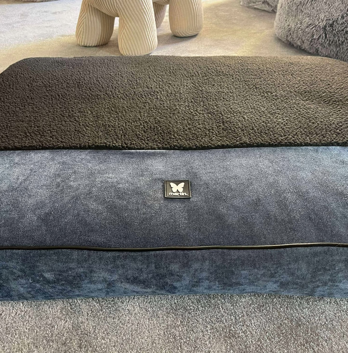 Coussin Martin Sellier Master Élégant Bleu | Le Dressing du Chien