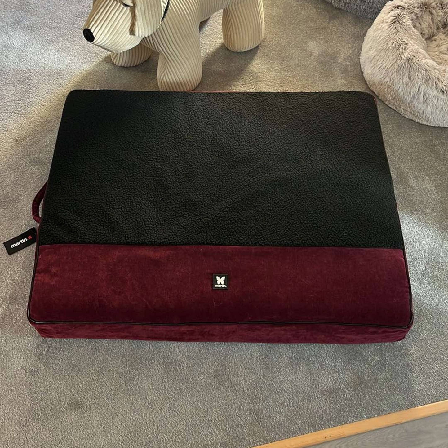 Coussin Martin Sellier Master Élégant Rouge | Le dressing du chien