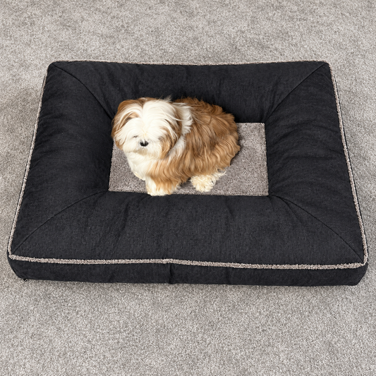 Coussin Grand Confort Martin Sellier - Taille XL - Moelleux, Déhoussable & Élégant | Le Dressing du Chien