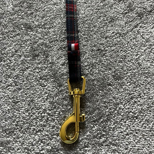 Laisse écossaise BANDIT - L 15 mm longueur 1 m 20