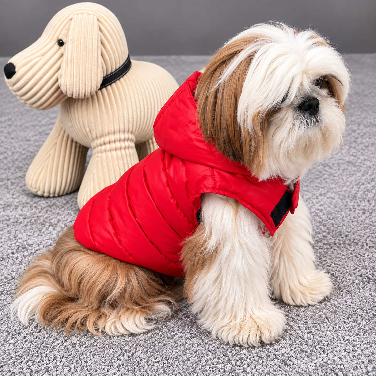 Doudoune Martin Sellier - Rouge | Le Dressing du Chien