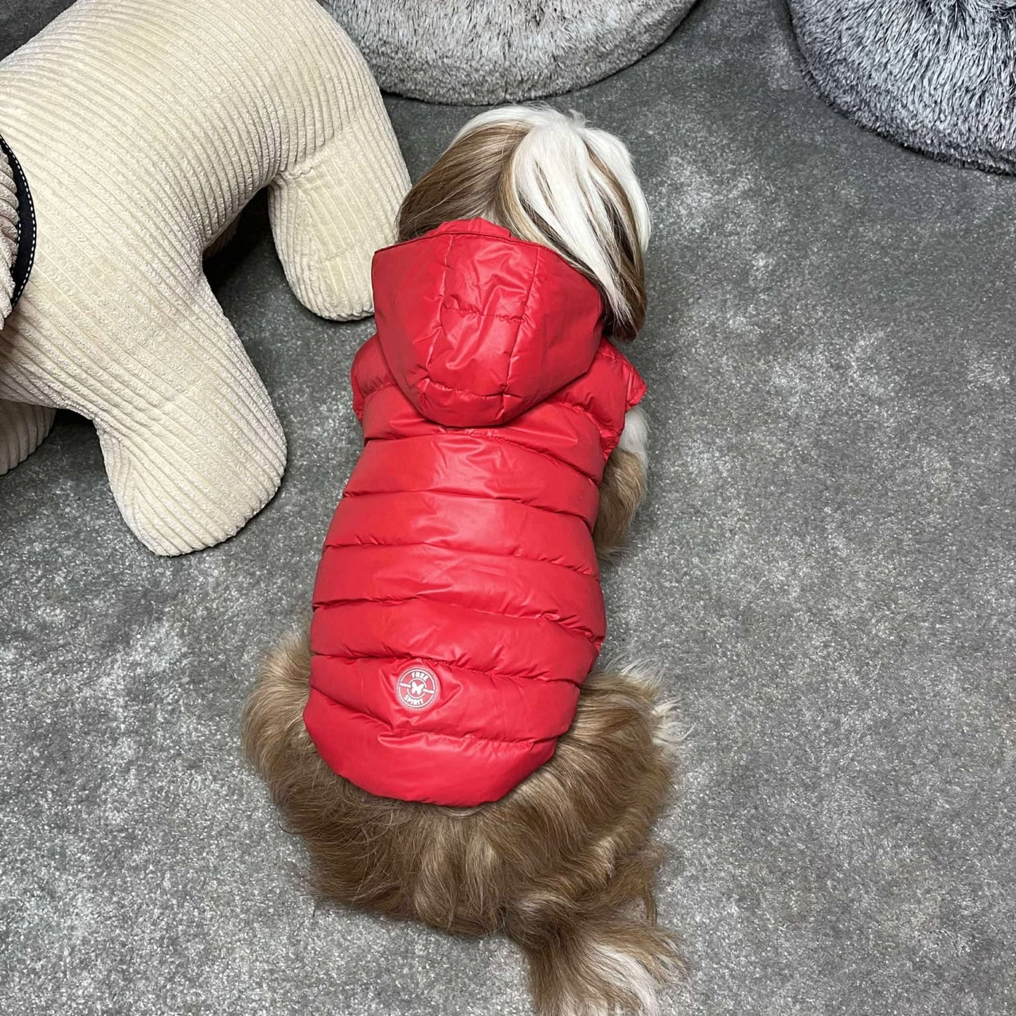 Doudoune Martin Sellier - Rouge | Le Dressing du Chien