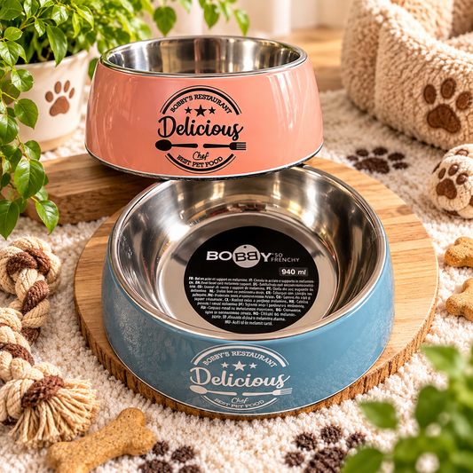 Gamelle "Delicious" pour Chien - Élégante & Fonctionnelle | Le Dressing du Chien