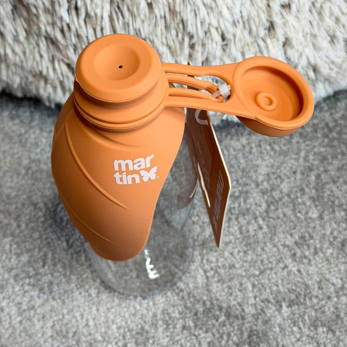 Gourde saumon pour chien Martin Sellier - Plastique & silicone | Le Dressing du Chien