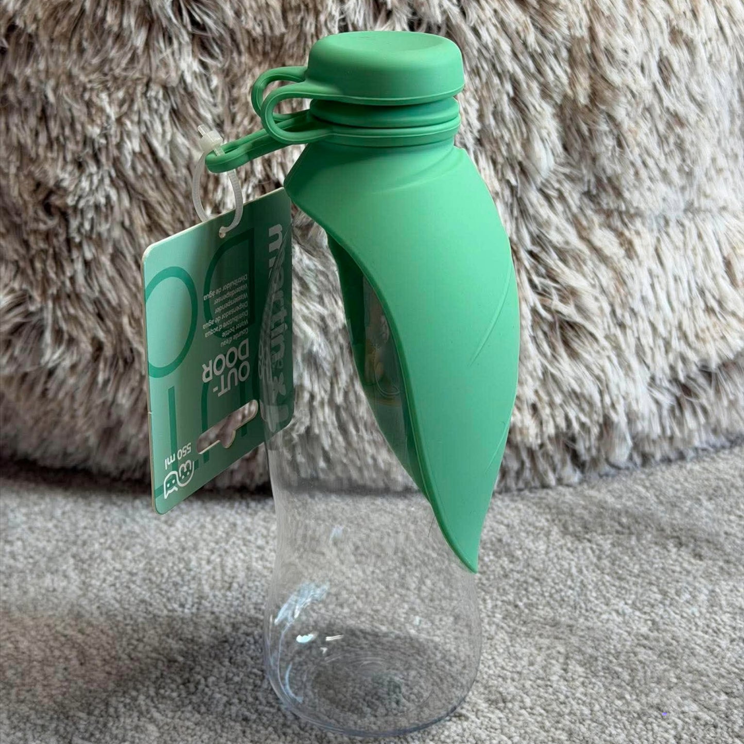 Gourde verte pour chien Martin Sellier - Plastique & silicone | Le Dressing du Chien