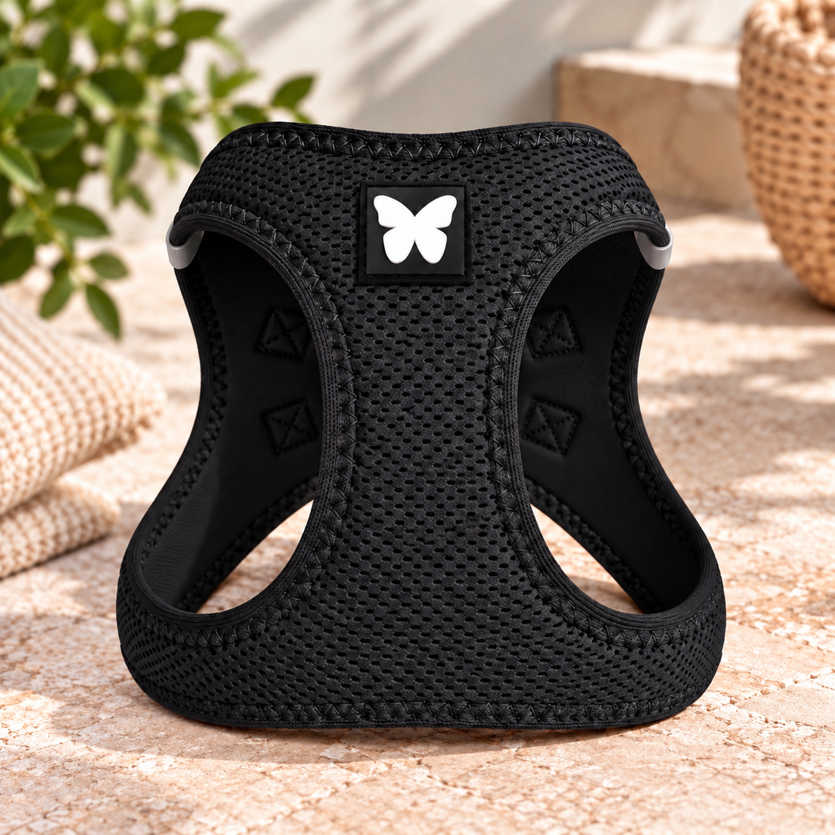 Harnais Martin Sellier Noir - Confort & Sécurité | Le Dressing du chien