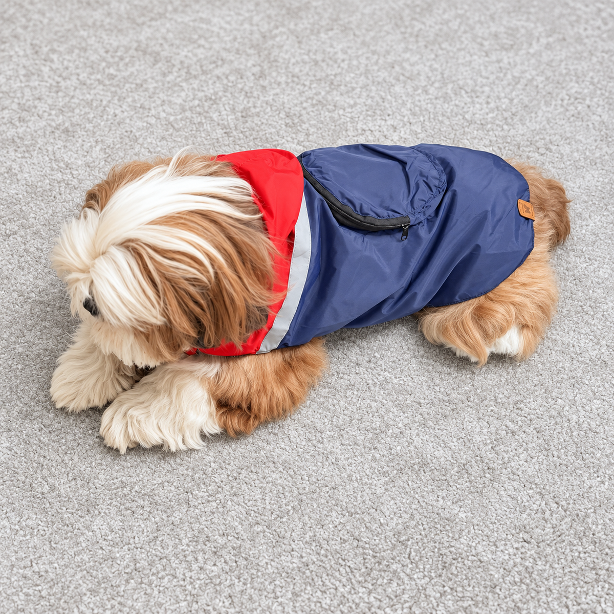 Imperméable Rouge & Marine Martin Sellier | Le Dressing du Chien