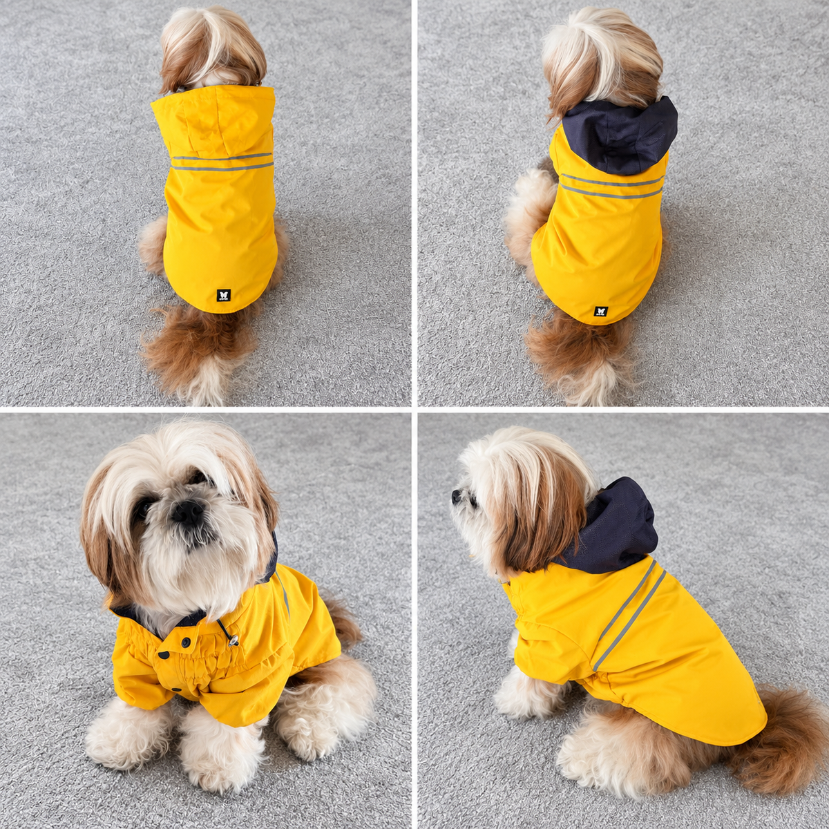 Imperméable Martin Sellier Jaune - Léger & Réfléchissant | Le Dressing du Chien