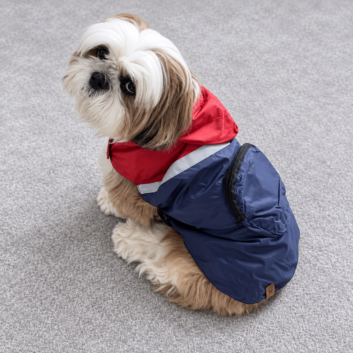Imperméable Rouge & Marine Martin Sellier | Le Dressing du Chien