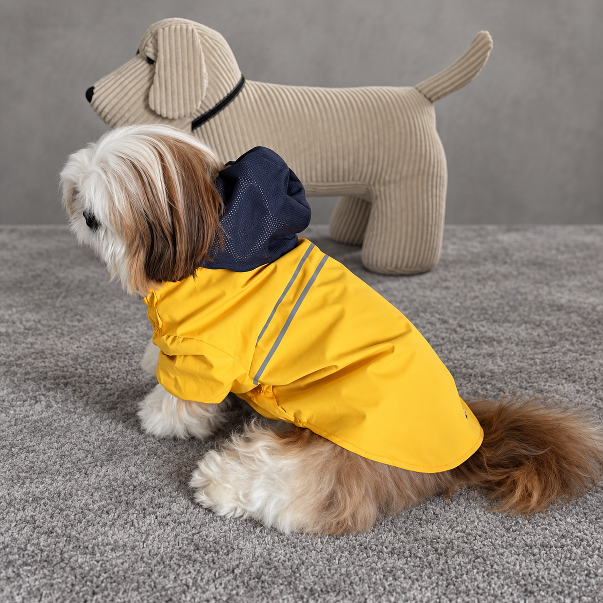 Imperméable Martin Sellier Jaune - Léger & Réfléchissant | Le Dressing du Chien