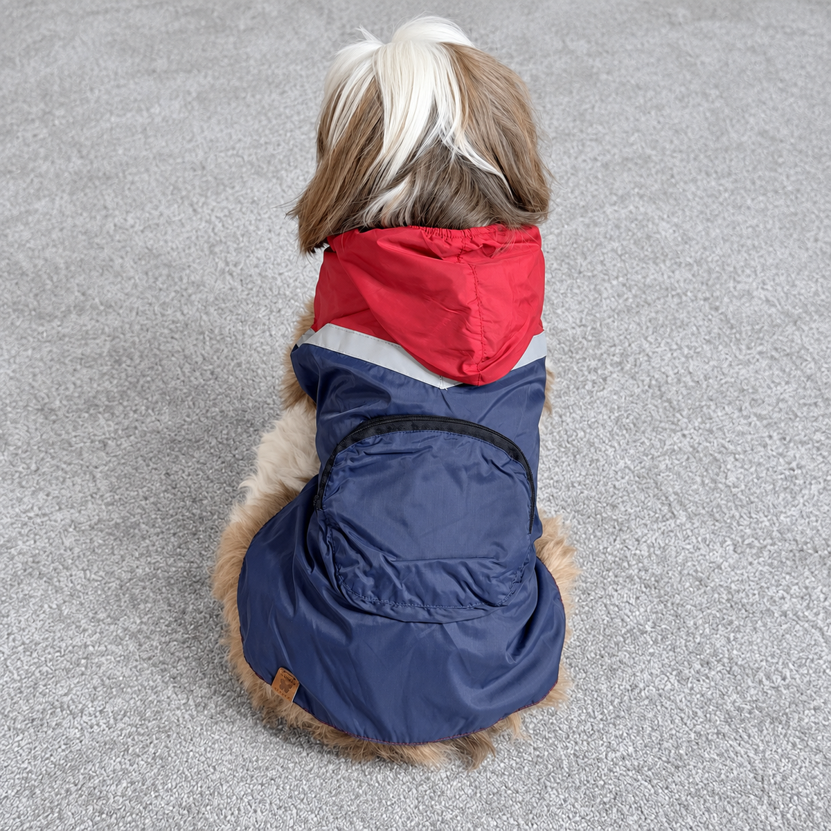 Imperméable Rouge & Marine Martin Sellier | Le Dressing du Chien