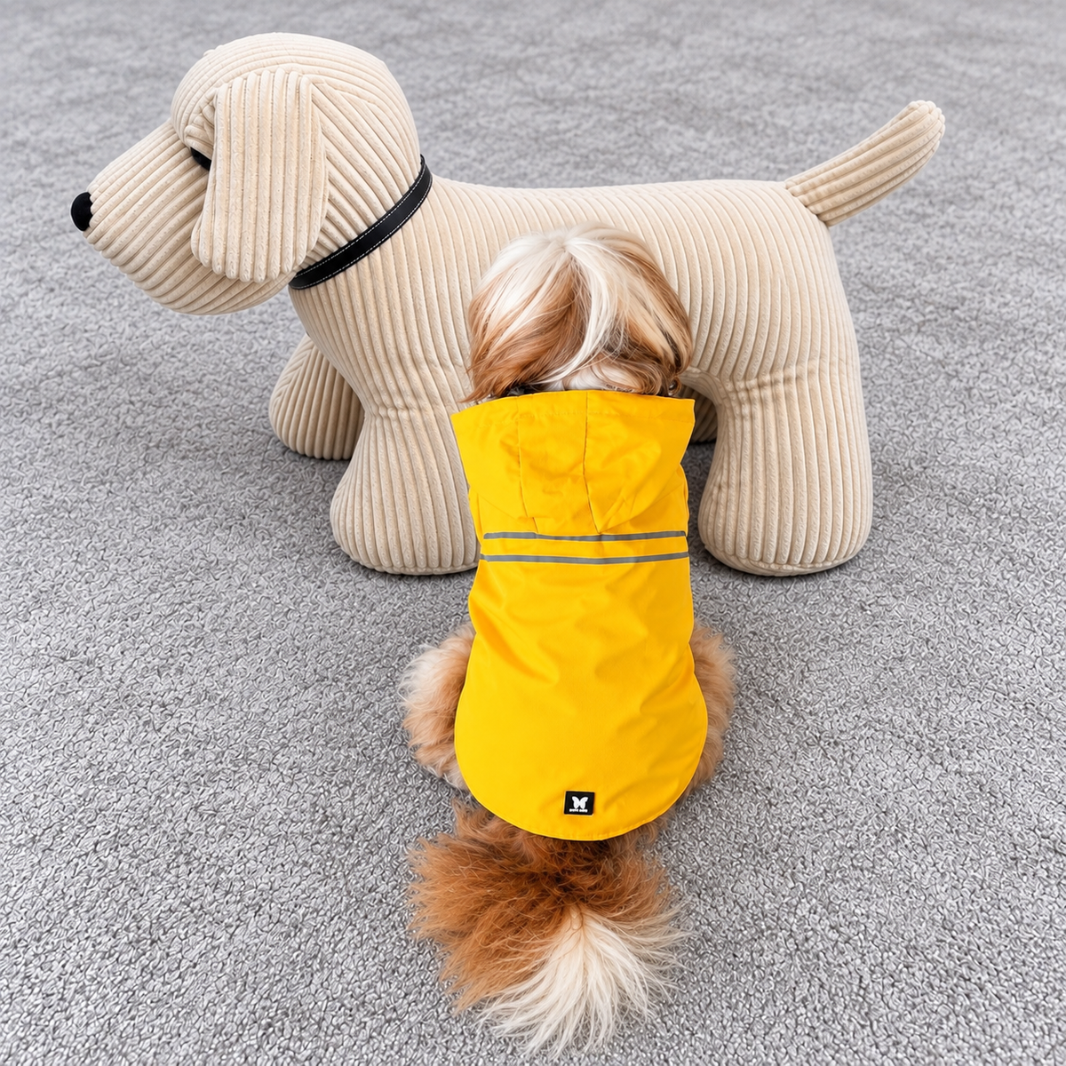Imperméable Martin Sellier Jaune - Léger & Réfléchissant | Le Dressing du Chien