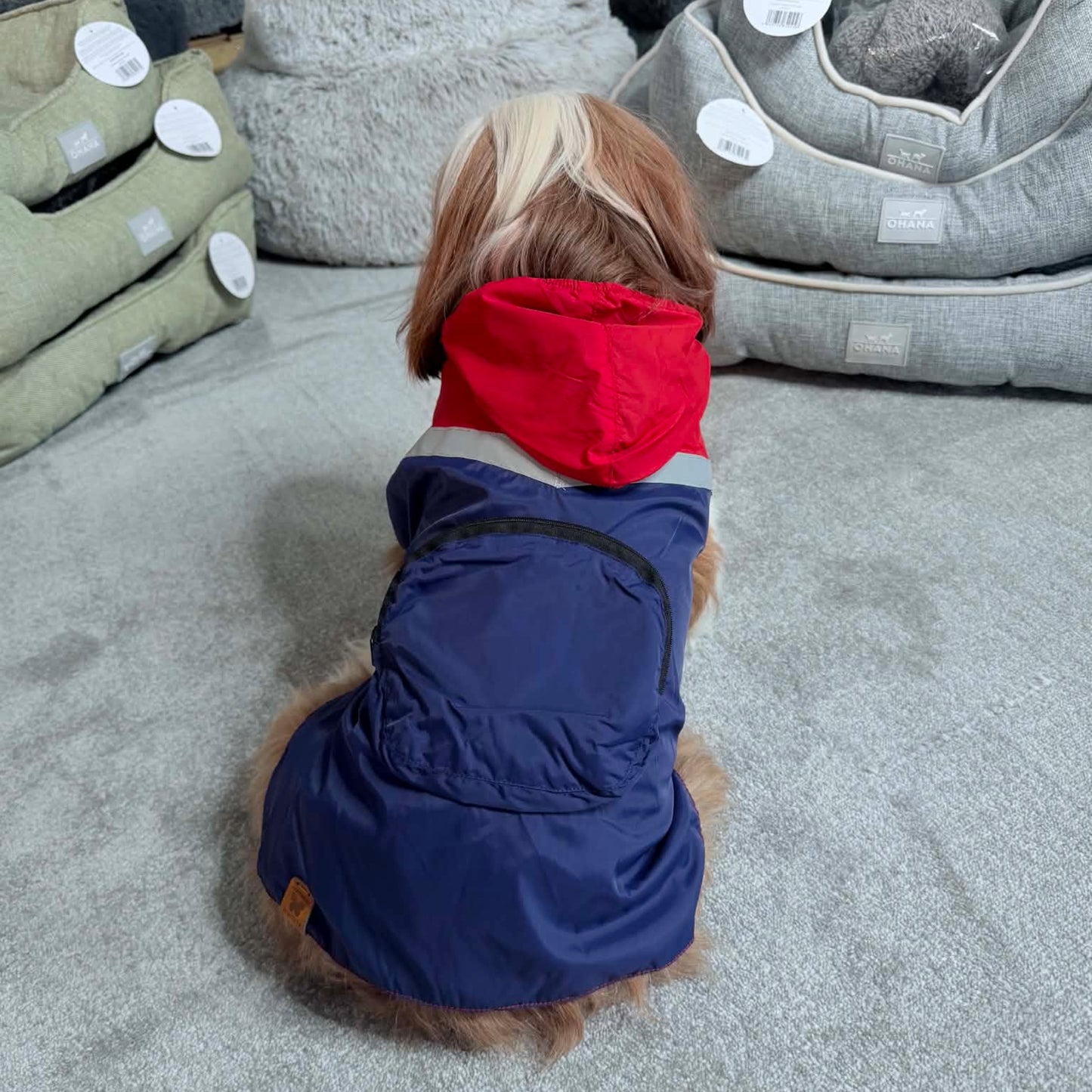 Imperméable Rouge & Marine Martin Sellier | Le Dressing du Chien