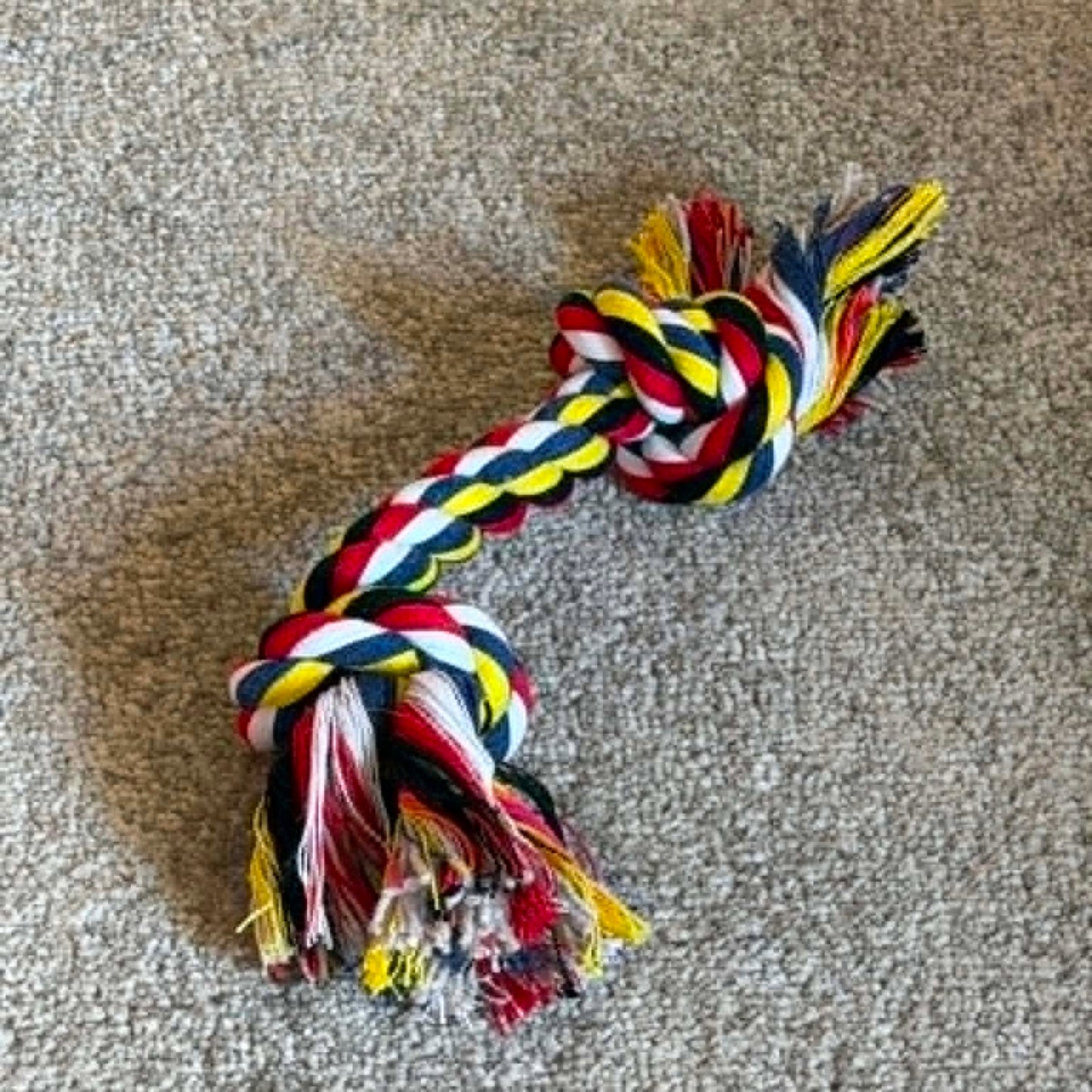 Jouet corde - Haltère nouée 21 cm (ultra résistante)