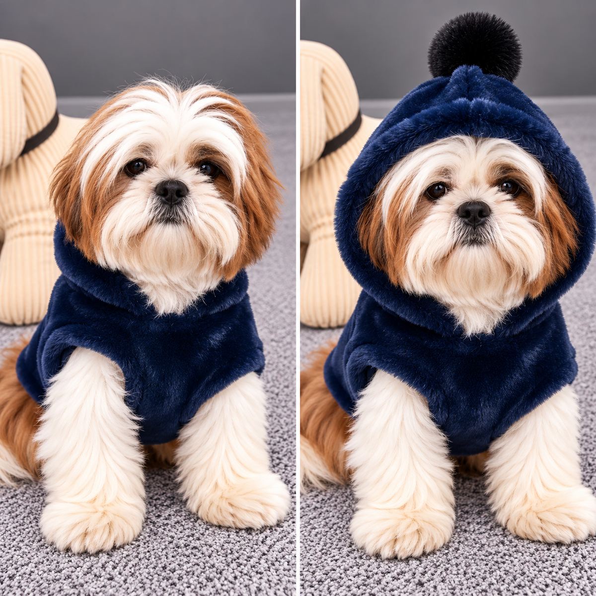 Manteau Palace pour chien en fausse fourrure - Martin Sellier | Le Dressing du Chien