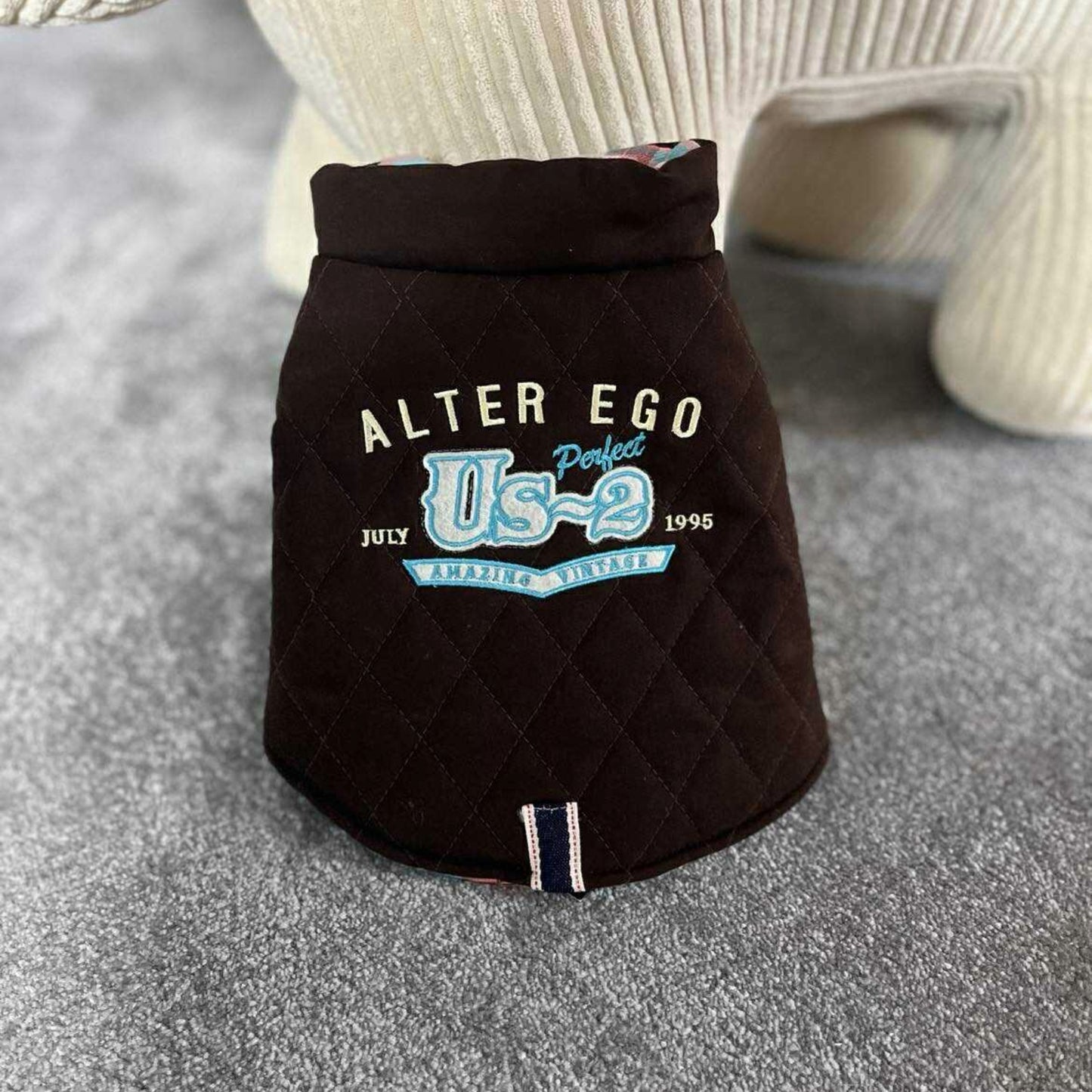 Manteau Réversible Marron - Alter Ego Vichy Martin Sellier | Le Dressing du Chien