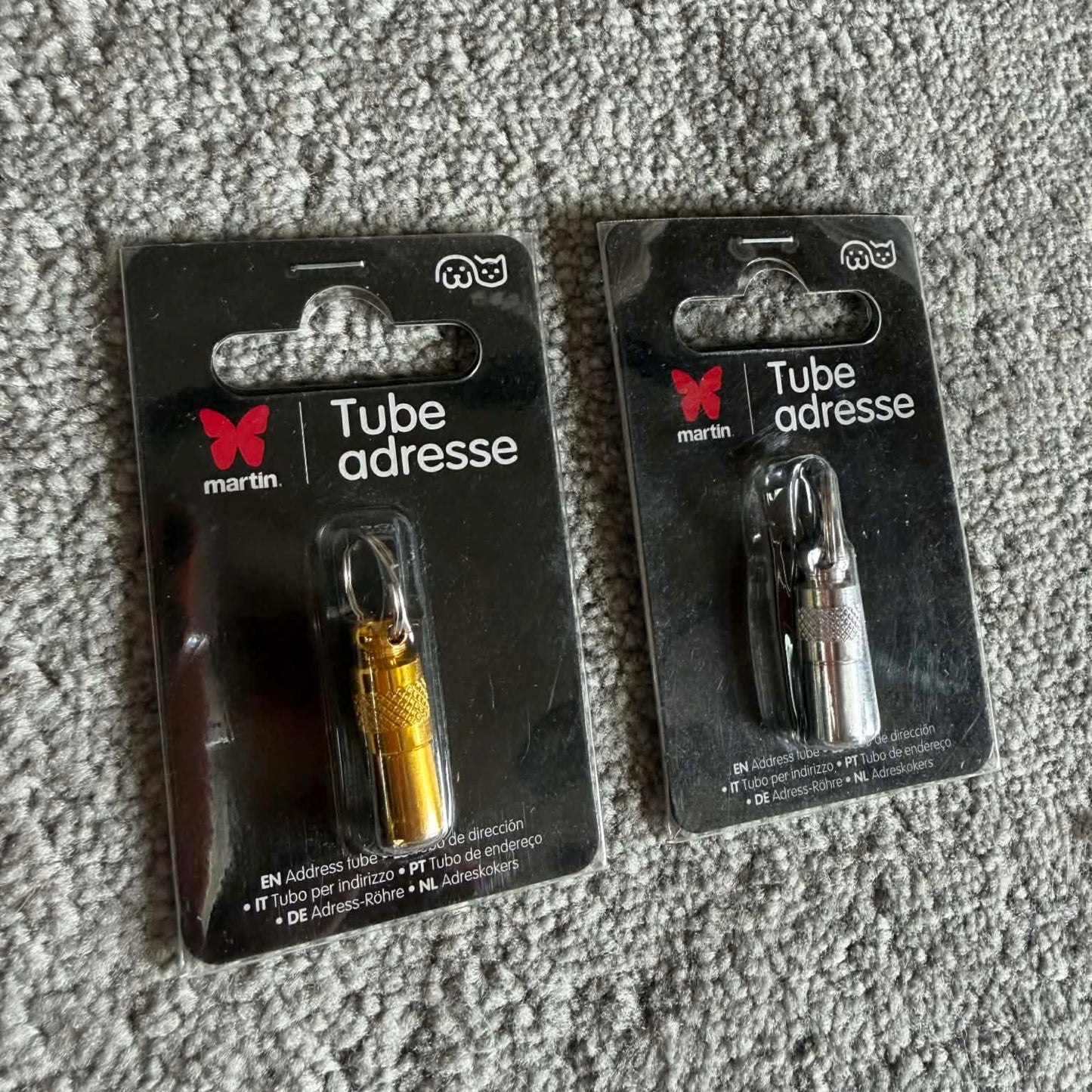 Tube à adresse pour chien - Sécurité & Élégance | Le Dressing du Chien