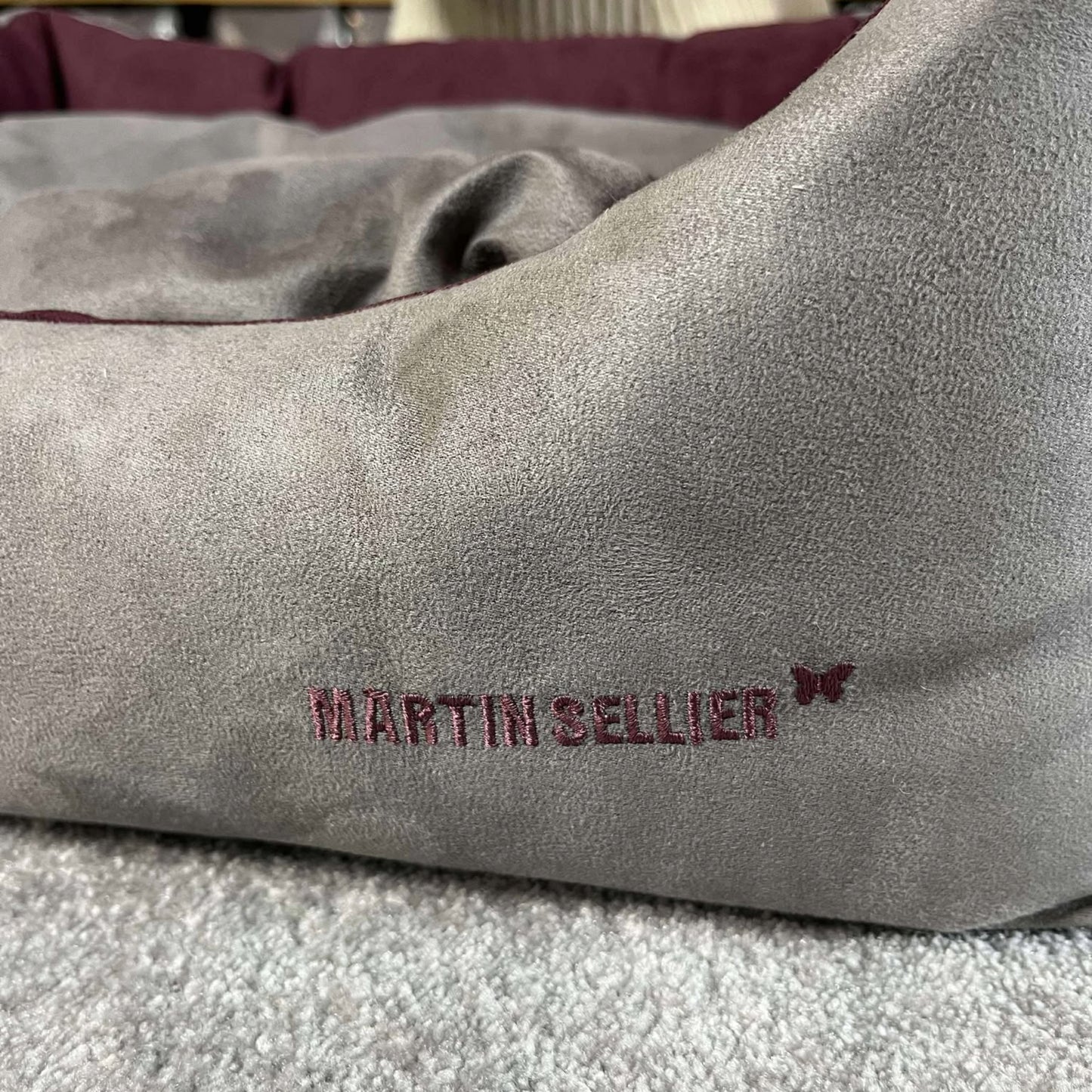 Panier Domino Martin Sellier avec Coussin Amovible - Confort & Élégance | Le Dressing du Chien