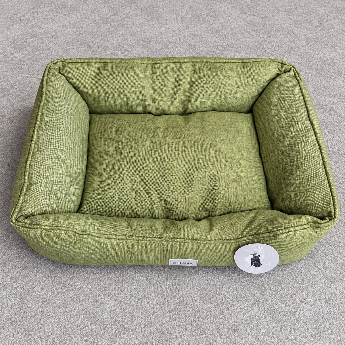 Panier vert clair Ohana - Confort & Élégance pour votre Compagnon | Le Dressing du Chien