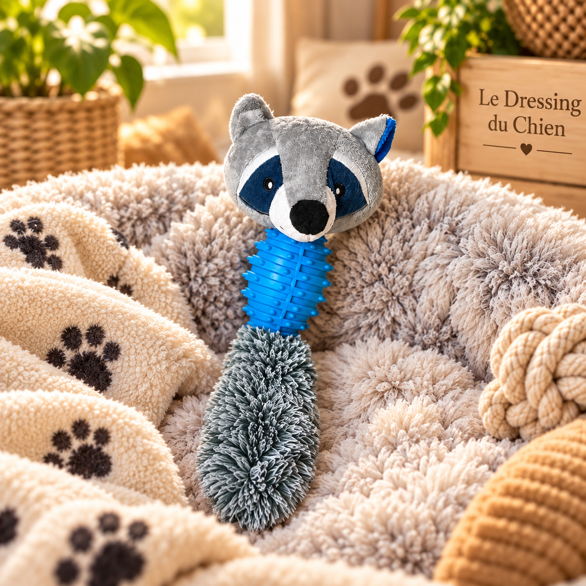 Jouet Peluche Sonore en Caoutchouc - Plaisir & Bien-être | Le Dressing du Chien