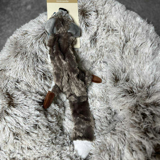 Peluche Marron Sonore pour Chien - Jouet Interactif & Résistant | Le Dressing du Chien