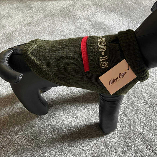 Pull Alter Ego par Martin Sellier - Kaki ou Rouge | Le Dressing du Chien
