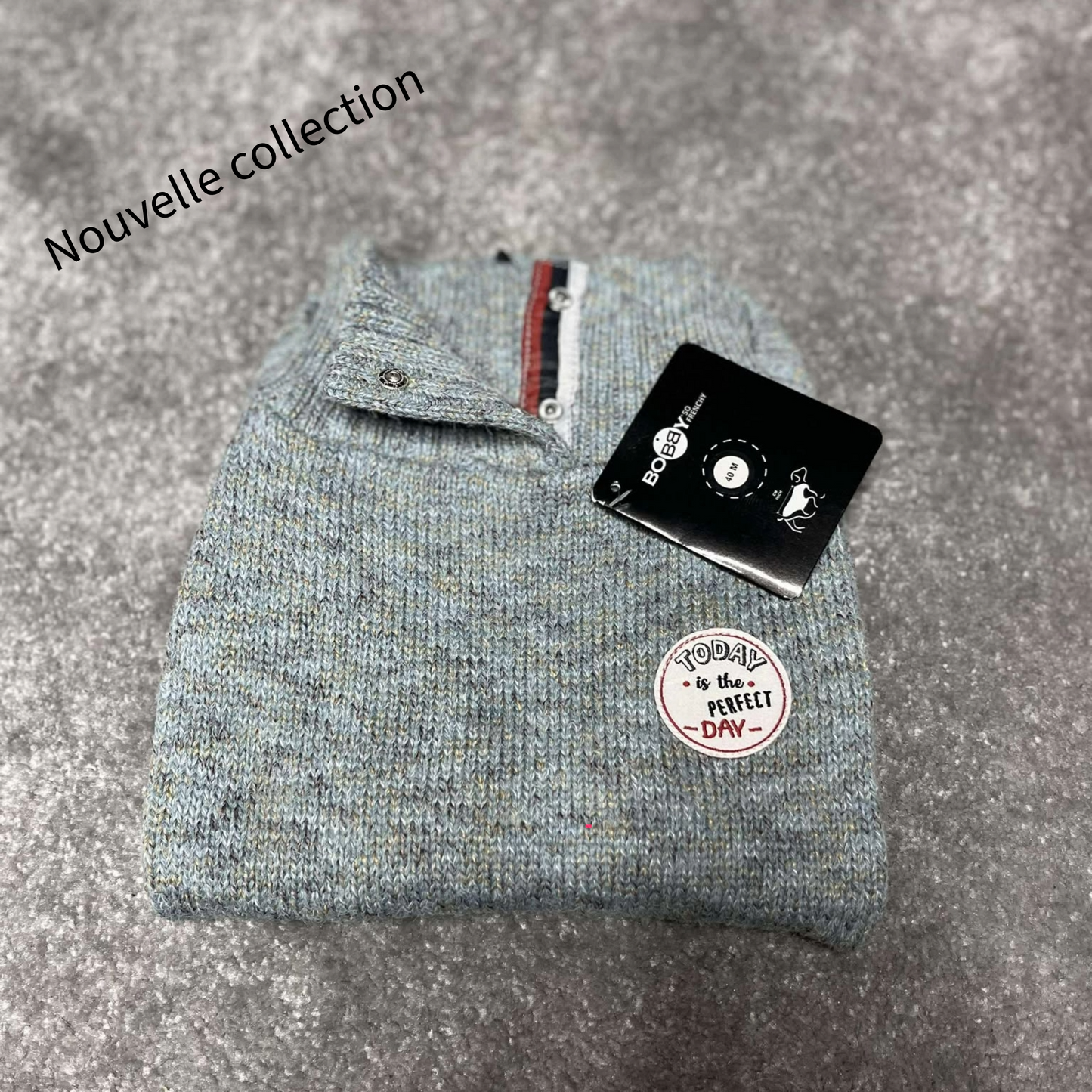 Pull Bobby Bleu Glacé - Le classique chic - Nouvelle Collection | Le Dressing du Chien