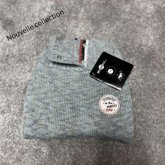 Pull Bobby Bleu Glacé - Le classique chic - Nouvelle Collection | Le Dressing du Chien