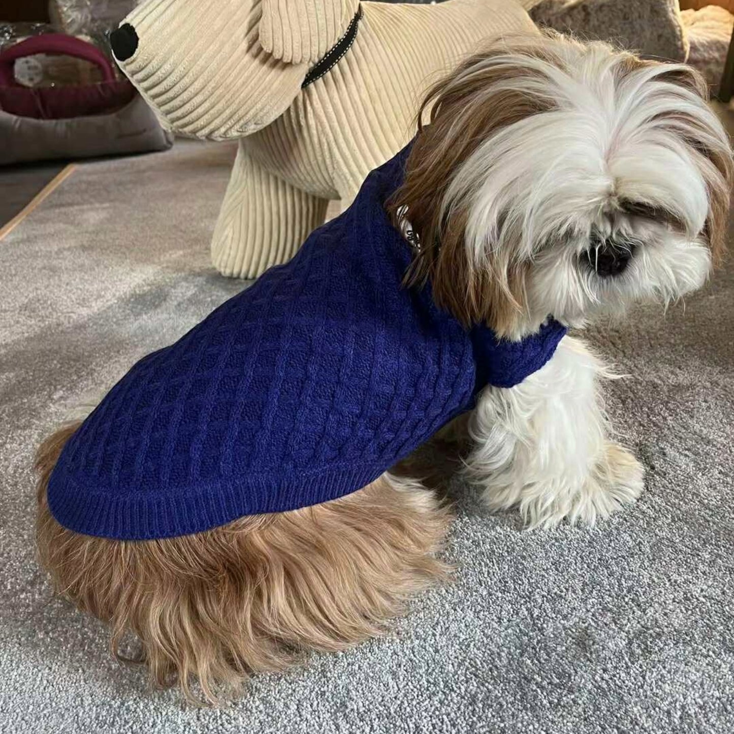 Pull Martin Sellier - Chasseur Alpin - Bleu | Le Dressing du Chien