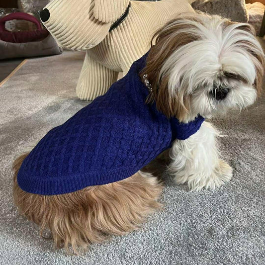 Pull Martin Sellier - Chasseur Alpin - Bleu | Le Dressing du Chien