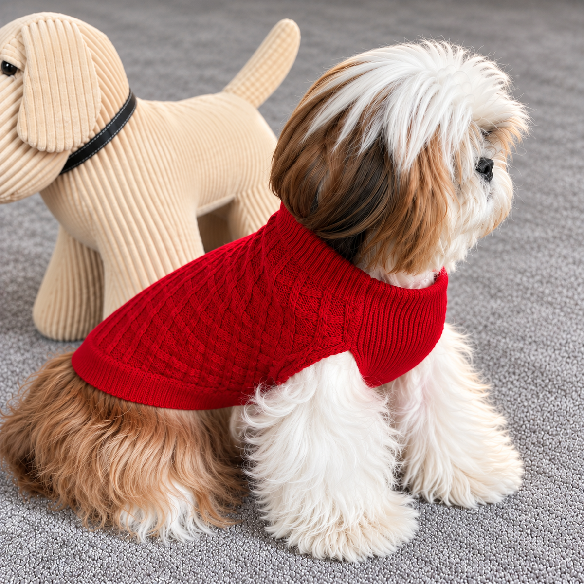 Pull Martin Sellier - Chasseur Alpin - Rouge | Le Dressing du Chien